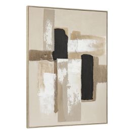 Cuadro Moderno DKD Home Decor Beige Blanco 4 x 122 x 92 cm (2 Unidades)