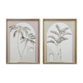 Cuadro Scandi DKD Home Decor Beige Blanco 2.2 x 60 x 45 cm (2 Unidades) Precio: 40.49999954. SKU: B13PTVVRCS