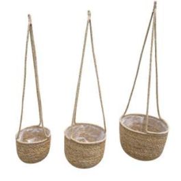 Macetero Balines DKD Home Decor Natural 23 x 88 x 23 cm Set de 3 (2 Unidades) Precio: 45.4839004356. SKU: B156EWFRV6