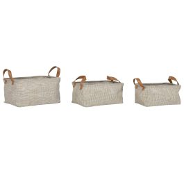 Cesta DKD Home Decor Beige 26 x 2700 x 36 cm Set de 3 (2 Unidades) Precio: 108.5249000847. SKU: B1B8NXKPGT