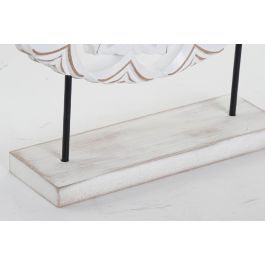 Decoracion Indio DKD Home Decor Blanco 8 x 49 x 41 cm (2 Unidades)