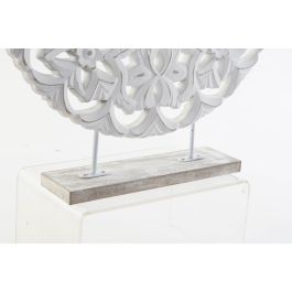 Decoracion Indio DKD Home Decor Blanco 7.5 x 46.5 x 40 cm (2 Unidades)