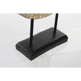 Decoracion Colonial DKD Home Decor Dorado Negro 10.5 x 39.5 x 35 cm (2 Unidades)