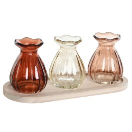 Decoracion Boho DKD Home Decor Terracota Natural 10.5 x 11 x 25 cm Set de 4 (2 Unidades) Precio: 25.88999974. SKU: B1CWLYAYN6