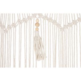 Decoracion Colgante Boho DKD Home Decor Blanco Natural 5 x 180 x 110 cm (2 Unidades)