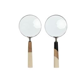 Lupa De Mano Colonial DKD Home Decor Bicolor 2.5 x 24.5 x 10 cm (2 Unidades) Precio: 19.79000012. SKU: B123MQZD8L