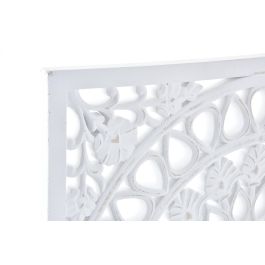 Decoracion Pared Indio DKD Home Decor Blanco 1.5 x 40 x 40 cm (2 Unidades)