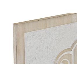 Decoracion Pared Arabe DKD Home Decor Marron Blanco 1 x 60 x 40 cm (2 Unidades)