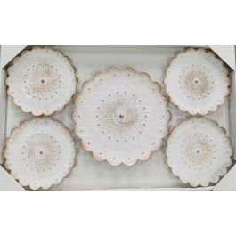 Decoracion Pared Moderno DKD Home Decor Blanco Dorado 2 x 35 x 35 cm Set de 5 (2 Unidades) Precio: 33.94999971. SKU: B19HQ3YRRJ