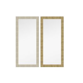 Espejo Scandi DKD Home Decor Natural Beige 2 x 162 x 74 cm (2 Unidades) Precio: 211.1449999516. SKU: B1GRZ997LV