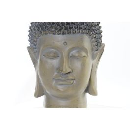 Figura Oriental DKD Home Decor Gris Claro 15 x 25 x 16 cm (2 Unidades)