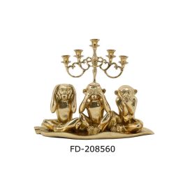 Figura Colonial DKD Home Decor Dorado 8 x 18 x 22 cm (2 Unidades) Precio: 40.94999975. SKU: B143XQRP5T