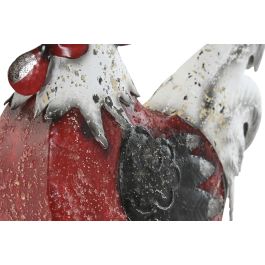 Figura Shabby DKD Home Decor Rojo Negro 12.5 x 27 x 22 cm (2 Unidades)