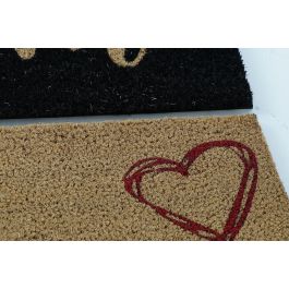 Felpudo Basicos DKD Home Decor Marron Negro 40 x 1.5 x 60 cm (2 Unidades)