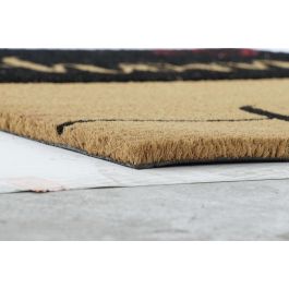 Felpudo Basicos DKD Home Decor Marron Negro 40 x 1.5 x 60 cm (2 Unidades)