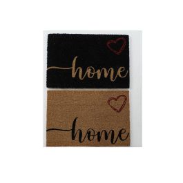 Felpudo Basicos DKD Home Decor Marron Negro 40 x 1.5 x 60 cm (2 Unidades)