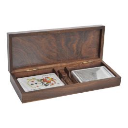 Juego Colonial DKD Home Decor Marron Oscuro Dorado 9 x 4 x 23.5 cm Set de 3 (2 Unidades)