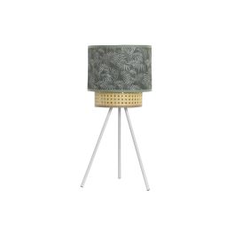 Lampara Sobremesa Colonial DKD Home Decor Verde Blanco 24 x 54 x 24 cm (2 Unidades)