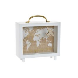 Hucha Loft DKD Home Decor Blanco 7 x 18 x 20 cm (2 Unidades) Precio: 13.50000025. SKU: B1CA9VWVVZ