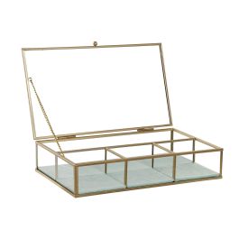 Joyero Chic DKD Home Decor Verde Menta Gris Claro 15 x 5.5 x 27 cm (2 Unidades) Joyero Chic DKD Home Decor Verde Menta Gris Claro 15 x 5.5 x 27 cm (2 Unidades)