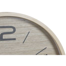 Reloj Pared Scandi DKD Home Decor Natural Negro 38 x 5 x 38 cm (2 Unidades)