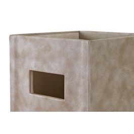 Paraguero Tradicional DKD Home Decor Beige 21 x 50 x 21 cm (2 Unidades)