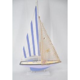 Figura Mediterraneo DKD Home Decor Azul Blanco 8 x 72 x 42.5 cm (2 Unidades) Precio: 40.49999954. SKU: B1259HXHB4