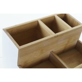 Organizador DKD Home Decor Blanco Natural 18 x 15 x 23.5 cm (2 Unidades)