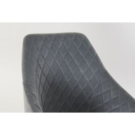 Silla Sixties DKD Home Decor Azul Celeste Negro 60 x 90 x 56 cm (2 Unidades)