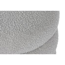 DKD Home Decor Reposapiés Blanco Gris 40 x 42 x 40 cm (2 Unidades)