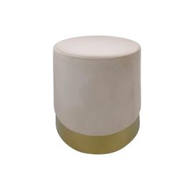 Reposapies DKD Home Decor Burdeos Beige 40 x 42 x 40 cm (2 Unidades)