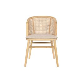 Silla Cottage DKD Home Decor Natural Beige 41 x 75 x 50 cm (2 Unidades)