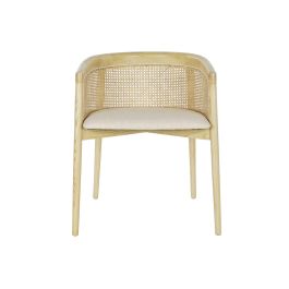 DKD Home Decor Silla Horeca Vintage Cottage Olmo Ratán Natural Beige Rejilla 53x76x64cm Asiento 52cm (2 Unidades) DKD Home Decor Silla Horeca Vintage Cottage Olmo Ratán Natural Beige Rejilla 53x76x64cm Asiento 52cm (2 Unidades)
