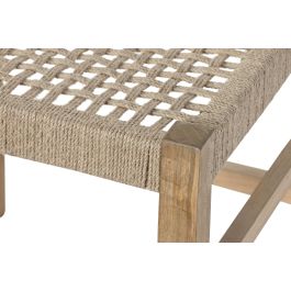 Silla Balines DKD Home Decor Natural Beige 45 x 82 x 45 cm (2 Unidades)