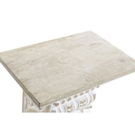 Repisa Indio DKD Home Decor Blanco Natural 15 x 26 x 23 cm (2 Unidades)