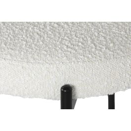 Taburete Scandi DKD Home Decor Blanco Negro 48 x 97 x 53 cm (2 Unidades)