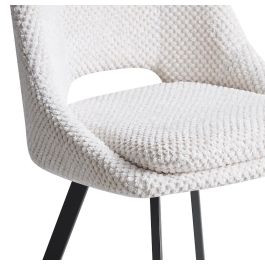 Silla Scandi DKD Home Decor Blanco 57.5 x 85 x 49.5 cm (2 Unidades)