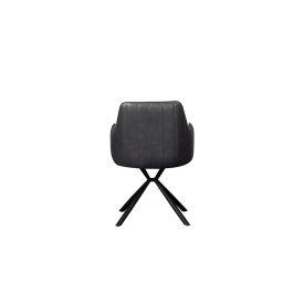 Silla Moderno DKD Home Decor Gris Negro 61 x 82 x 56 cm (2 Unidades)