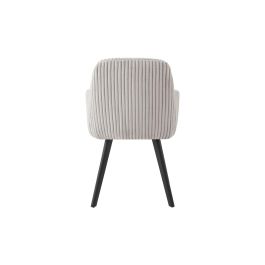 Silla Scandi DKD Home Decor Gris Negro 61 x 85 x 56 cm (2 Unidades)