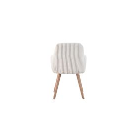 Silla Scandi DKD Home Decor Blanco Marron Claro 61 x 87 x 56 cm (2 Unidades)