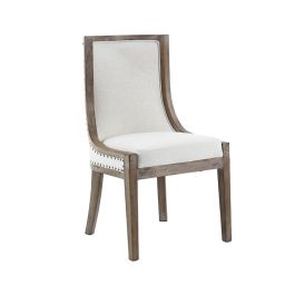 Silla Romantico DKD Home Decor Natural Blanco Roto 59 x 97 x 54 cm (2 Unidades) Precio: 528.5000006. SKU: B1HG78R65W