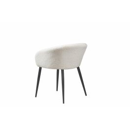 Silla Scandi DKD Home Decor Blanco 1 x 1 x 1 cm (2 Unidades)