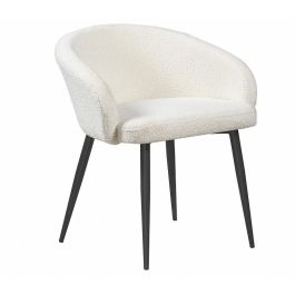 Silla Scandi DKD Home Decor Blanco 1 x 1 x 1 cm (2 Unidades)