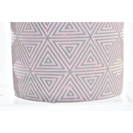 Macetero Scandi DKD Home Decor Rosa Gris 17 x 15 x 17 cm Set de 2 (2 Unidades)