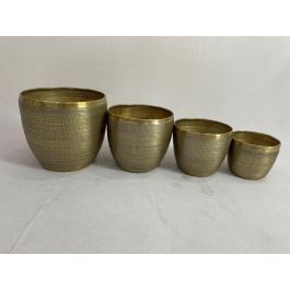 Macetero Moderno DKD Home Decor Dorado 16.5 x 15.5 x 16 cm Set de 4 (2 Unidades) Precio: 37.2559000121. SKU: B18MZ8CXBF