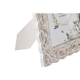 Marco Foto 20X25 Shabby DKD Home Decor Blanco 1.5 x 35 x 30 cm (2 Unidades)