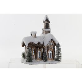 Decoracion Navidad Alpina DKD Home Decor Blanco Marron 19 x 33 x 28 cm (2 Unidades) Precio: 32.59256. SKU: B13YMQSS86