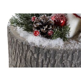 Decoracion Navidad Alpina DKD Home Decor Marron 20 x 24 x 20 cm (2 Unidades)