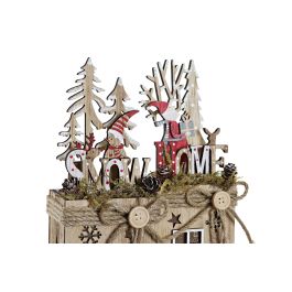 Decoracion Luminosa Navidad Alpina DKD Home Decor Natural 7.5 x 40.5 x 8.5 cm (2 Unidades)
