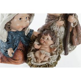 Nacimiento Navidad Tradicional DKD Home Decor Multicolor 13 x 17 x 20 cm (2 Unidades)